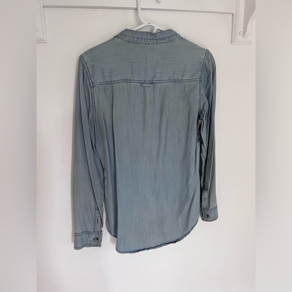 Soft Denim Button Down Shirt - Picture 4 of 4